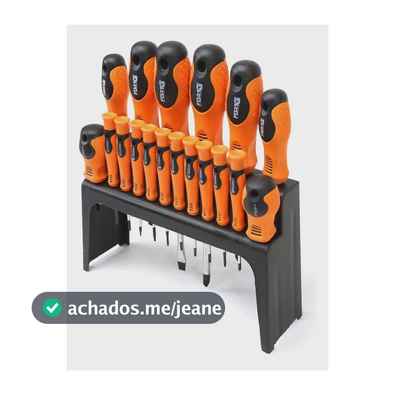 Chave De Fenda/phillips Jogo De 18 Peças - Fortgpro