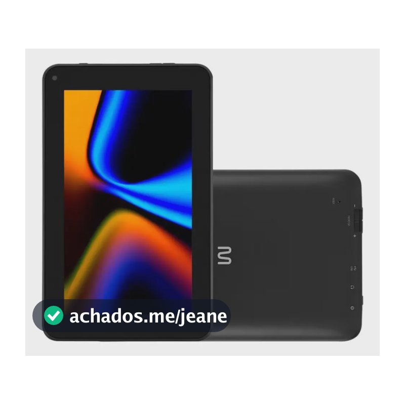 Tablet Multi M7 Com Tela De 7 Polegadas 64gb, Android 13 Preto