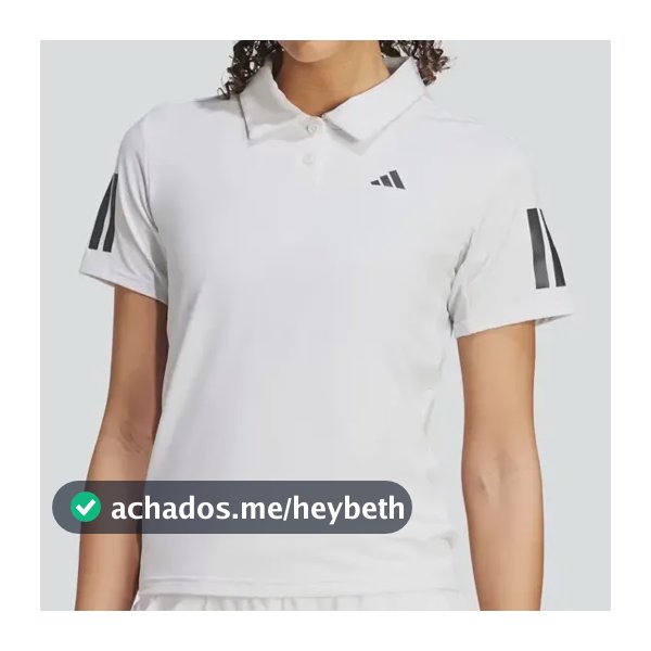 Camisa Polo adidas Tennis Feminina Branca Branco - G