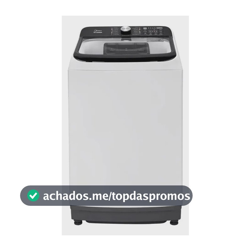 Lavadora De Roupas Midea Wave Agitator 13kg Branca 127v