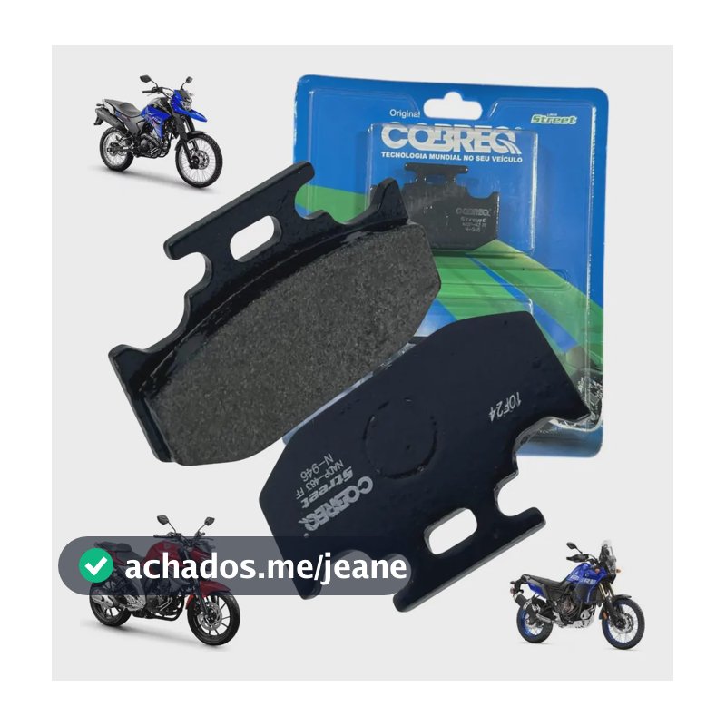 Pastilha Freio Traseiro Cobreq Yamaha Fz15 2023 Em Diante