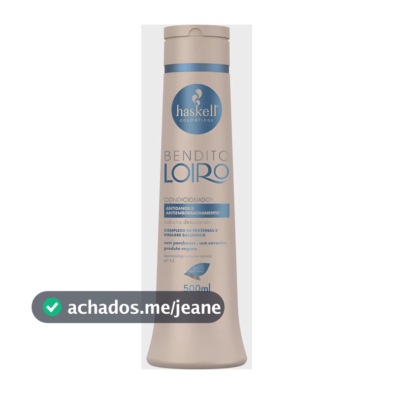 Condicionador Capilar Bendito Loiro 500ml Haskell