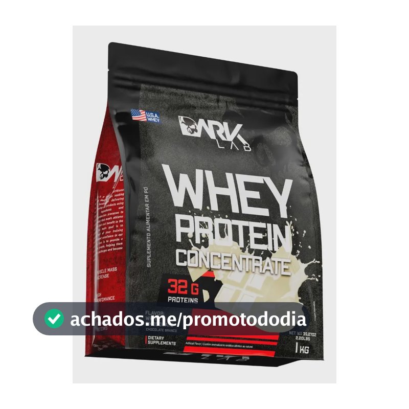 Whey Protein Concentrado 1kg Chocolate Branco Dark Lab