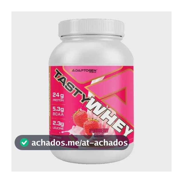 Tasty Whey 3w Gourmet 900g Morango Cream - Adaptogen Science