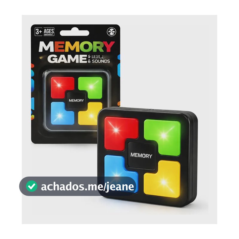 Brinquedo Jogo De Memória Eletrônico Sonoro Infantil Oferta