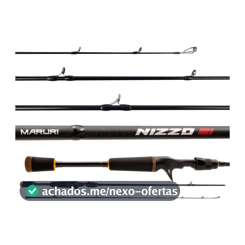 Vara Para Carretilha Maruri Nizzo Niz-c14-562ml 1,68 mts 7-14 lbs 2 Partes