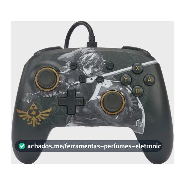Controle Para Nintendo Switch Enhanced Wired Powera - Zelda