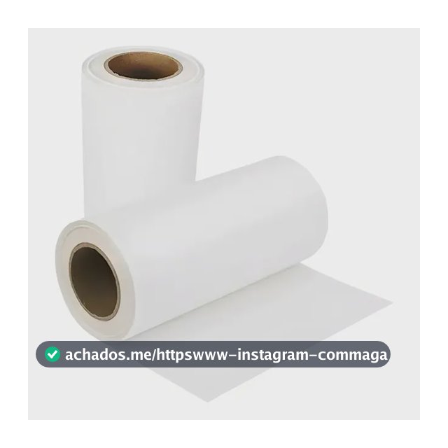 Filme DTF Transparente Leitoso Pro Resolution 120g Rolo 30cm x 100m