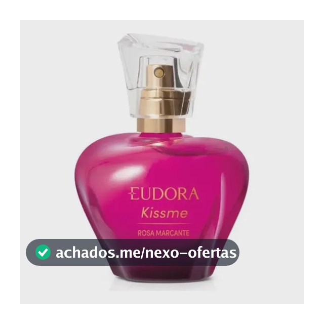 Kissme Rosa Marcante Colônia Eudora 50ml