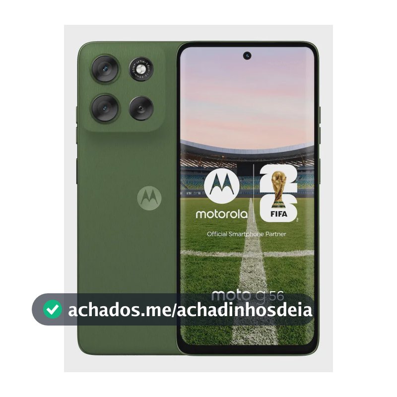 Celular Motorola Moto G56 256gb + 12gb Ram 5g Dual Sim Green