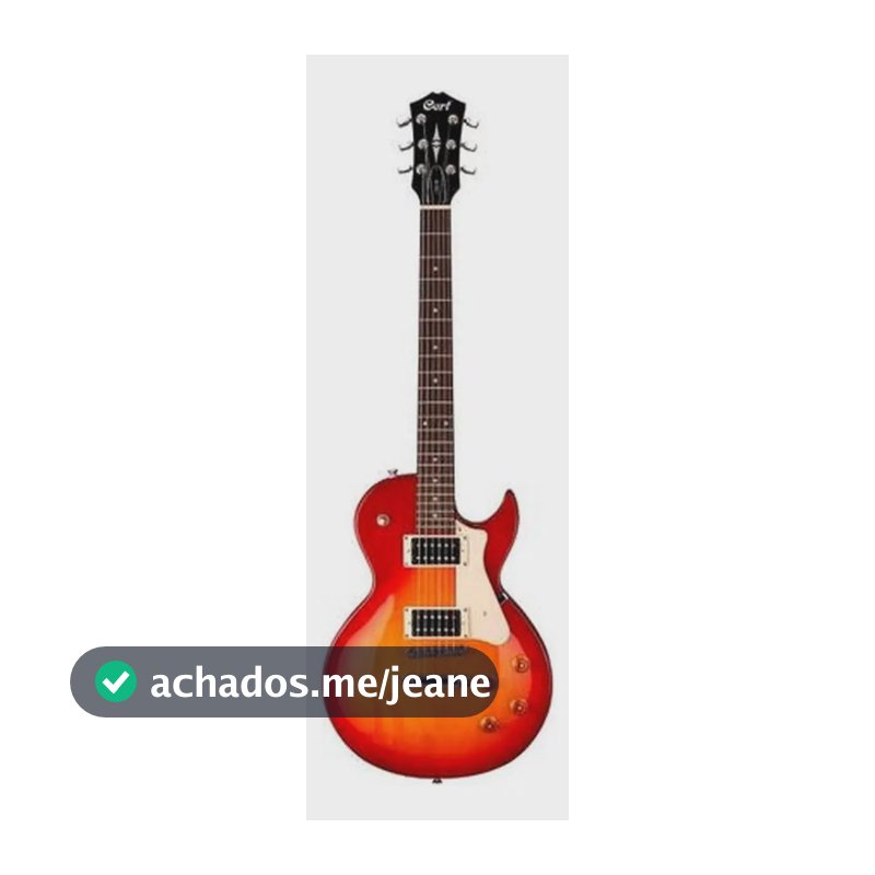 Guitarra Elétrica Cort CR Series CR100 Mogno Cherry Red Burst