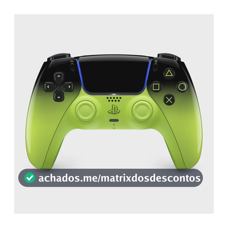 Controlador sem fio Dualsense Remix Green