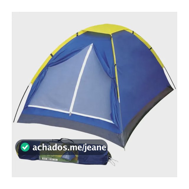 Barraca De Camping Iglu Para Até 2 Pessoas Impermeável Mor Azul