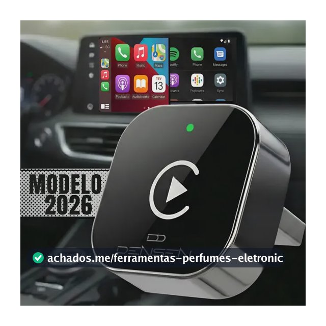 D Densen Carplay Adaptador Sem Fio Car Play Android Auto 2 Em 1 Usb Car Play Wireless Automático