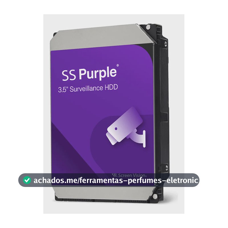 Disco Rígido Interno Hd 500gb Purple Para Dvr Intelbras Roxo Púrpura Screen Vision