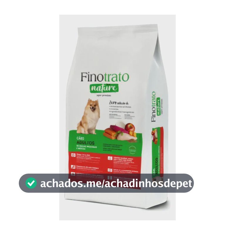 Ração Finotrato Nature Adultos Raças Pequenas E Médias 10kg