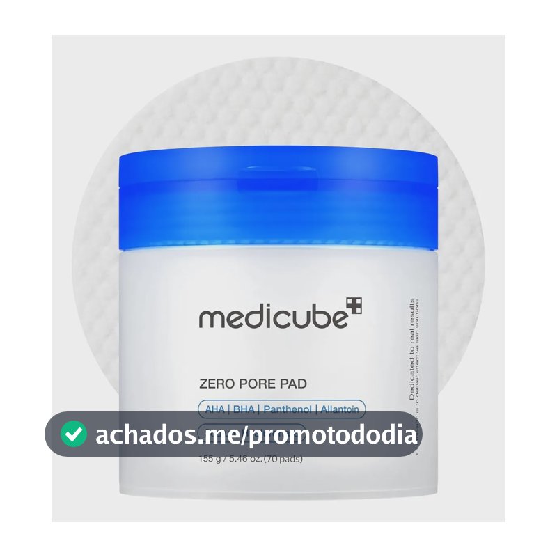 Medicube Zero Pore Pad 2.0 70 Pads para esfoliação e cuidado com os poros