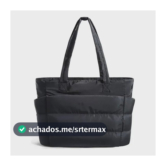 Bolsa De Ombro Grande Feminina Moderna Casual Deslocamento Preto Liso Níquel