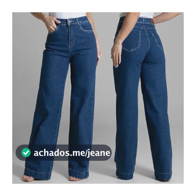 Calça Jeans Sawary Wide Leg 284424