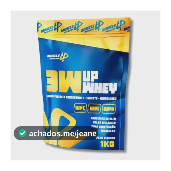 1kg Whey Protein 3w Muscle Up Concentrado Isolado Ninh Moran Ninho Com Morango