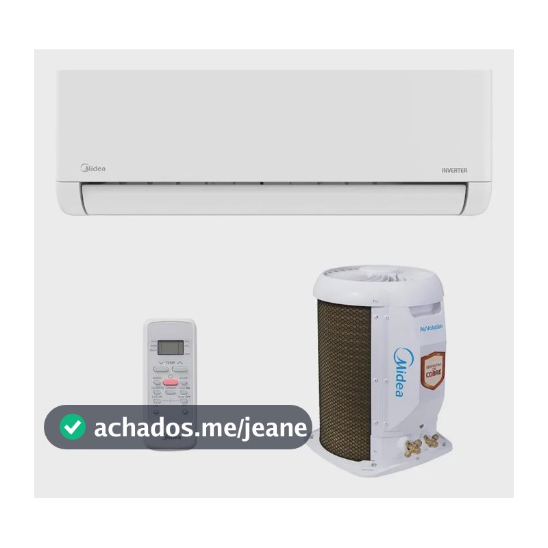 Ar Split Inverter 12000 Midea Airvolution Lite Frio 38tbvca12m5 42ebvca12m5 Branco 220v