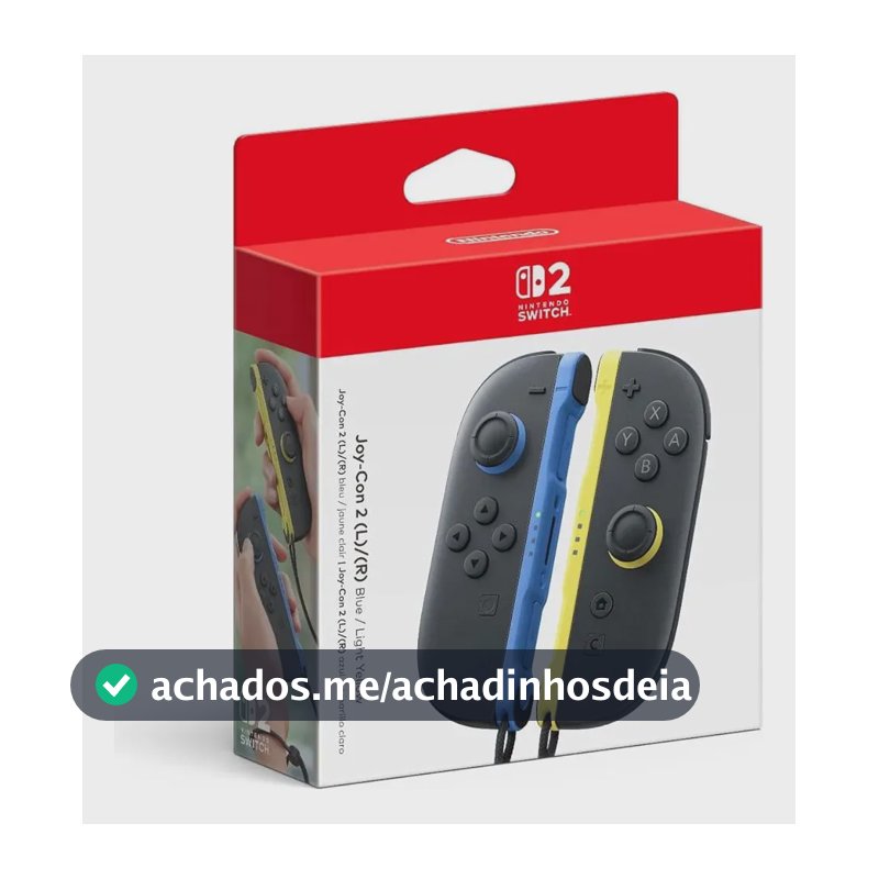 Controles Joy-Con 2 Azul e Amarelo - Nintendo Switch 2