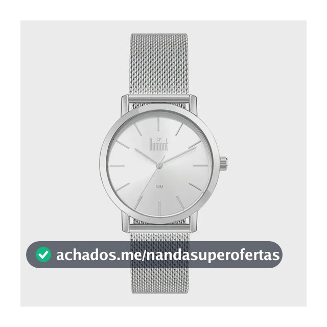 Relógio Dumont Traveller Masculino de Aço Prata Analógico