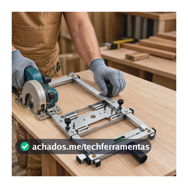 Guia De Corte Serra Circular Inox 7pol 4-5pol Mesamarcenaria Médio (4-5 Pol)
