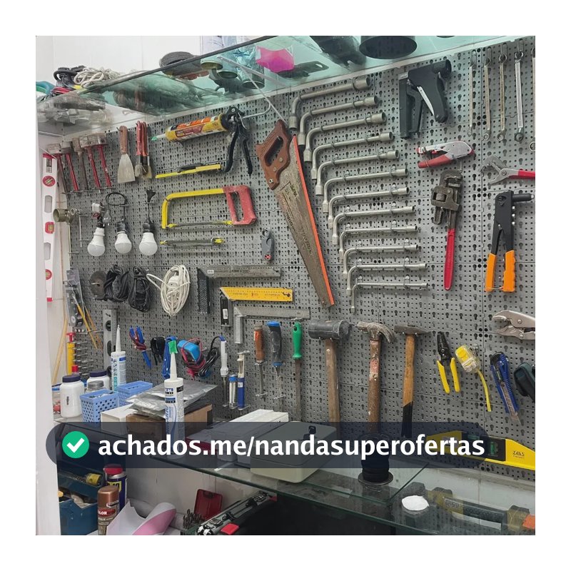 Painel Ferramentas Organizador Parede Perfurado Nerf 148x87 Cor Preto Com Ganchos Laranja
