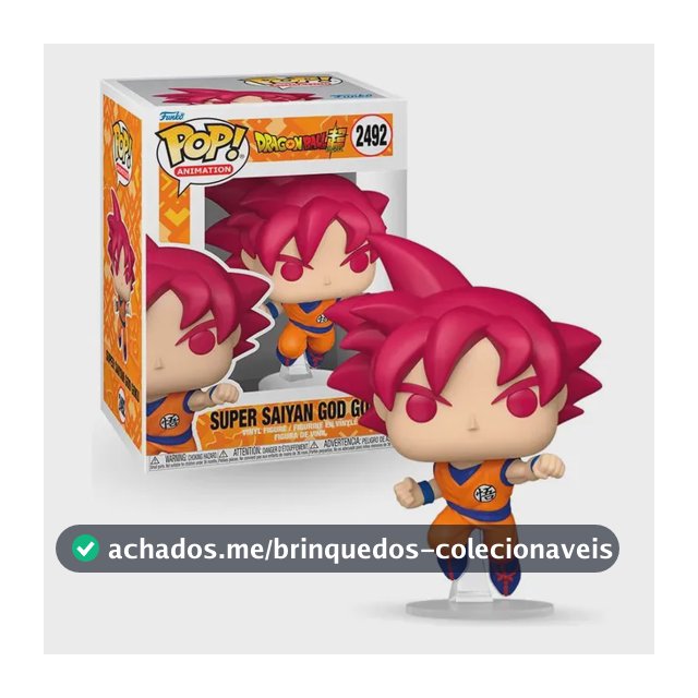 Boneco Funko Pop! Dragon Ball Super - Goku Ssj Deus