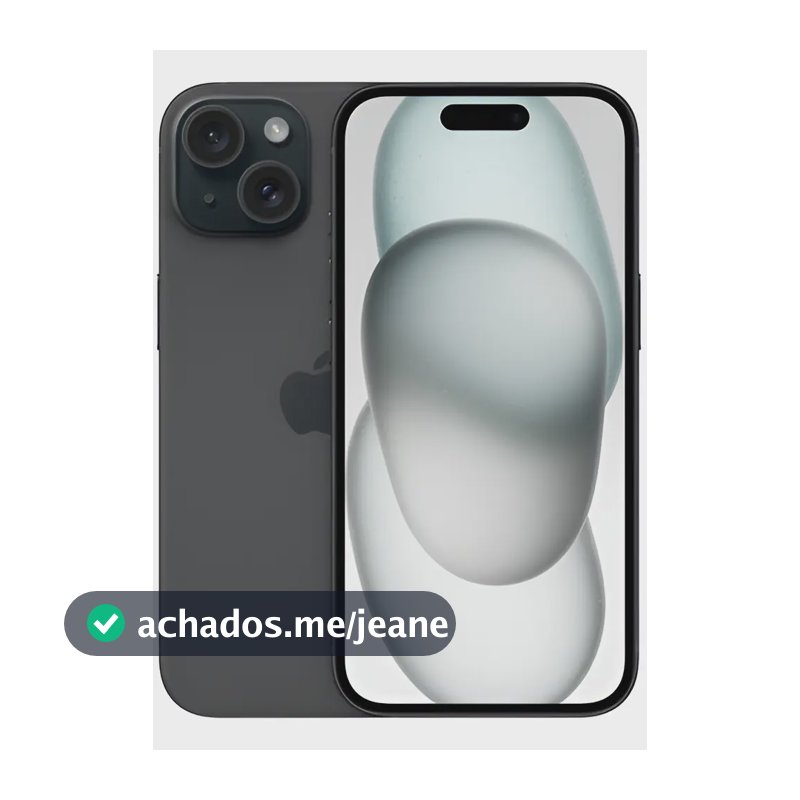 Apple iPhone 15 (128 GB) - Preto (Novo com caixa aberta)
