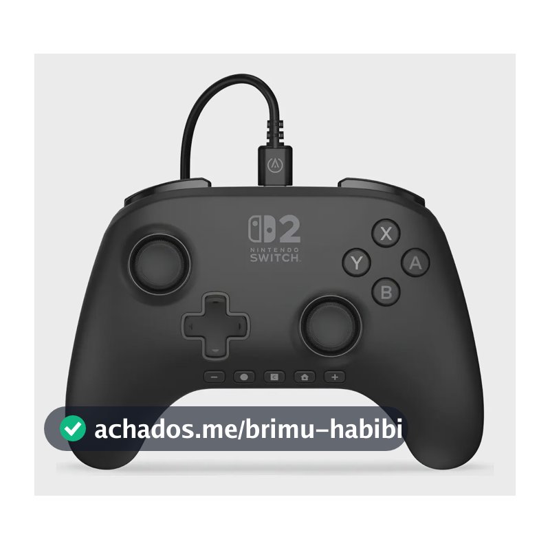 Controlador com fio Advantage - Interruptor de controle com fio 2 cores preto