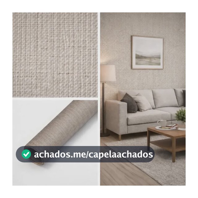 Papel De Parede Autocolante Linho Texturizado Adesivo