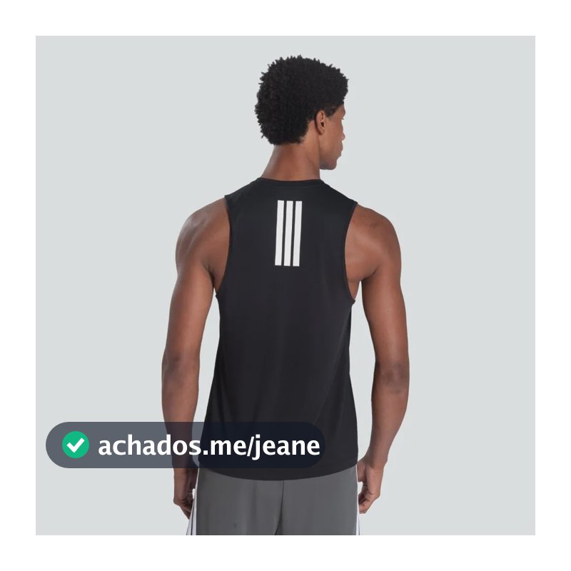 Regata De Poliamida M 3s adidas Preto Gg