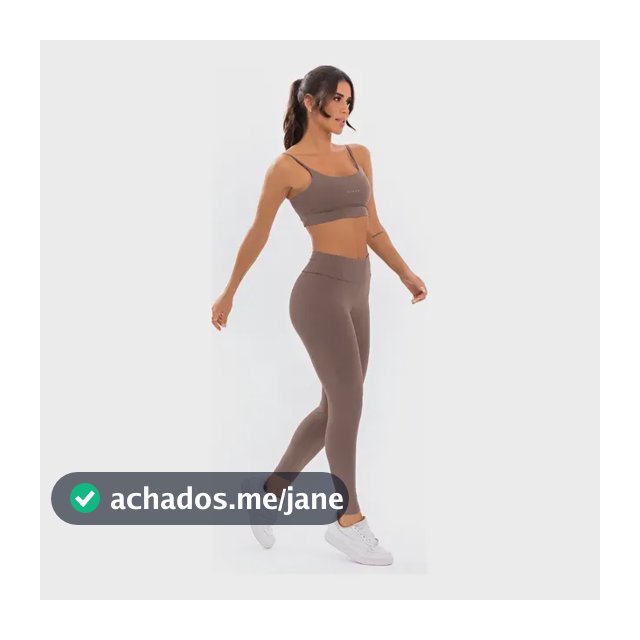 Conjunto Fitness Feminino Academia Top E Calça Poliamida