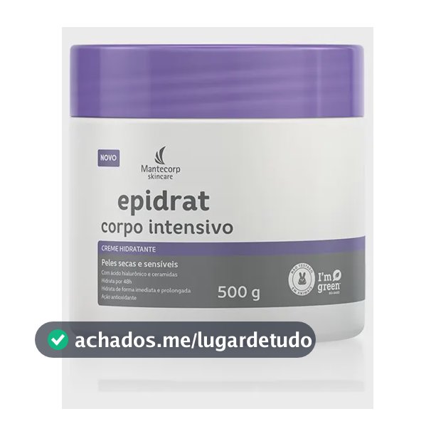 Creme Hidratante Epidrat Corpo Intensivo 500g