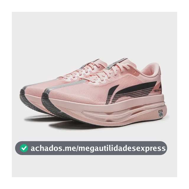 Tênis De Corrida Li-ning Redhare 9 Ultra Cushion Masculino Rosa 8.5