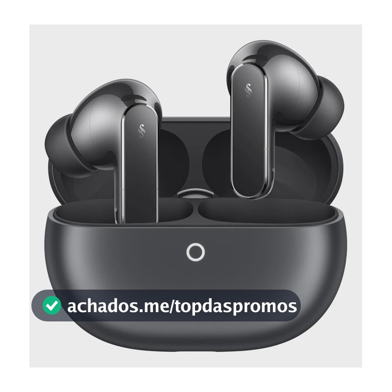Fone de Ouvido Sem Fio HUAWEI FreeBuds Pro 5 Cancelamento de Ruído com IA de Motor Duplo Som Ultra Imersivo Chamadas Estáveis e Nítidas IP57 Até 38 horas Autonomia de Bateria Cinza