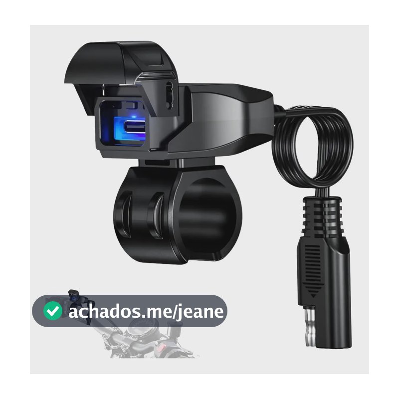 Carregador De Celular Turbo Para Moto Tomada 18w Usb Qc3.0