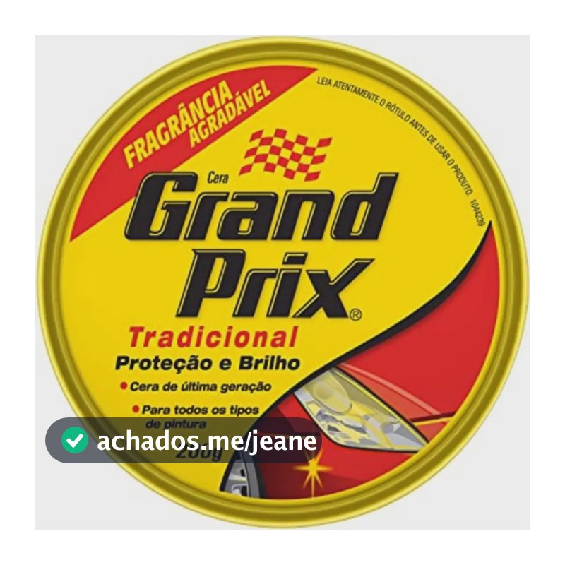 Grand Prix Cera Polimento Tradicional Lata 200g