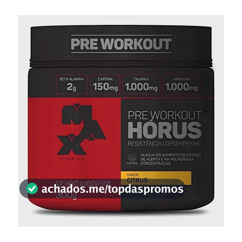 Suplemento em Pó Horus Max Titanium 300 G Citrus