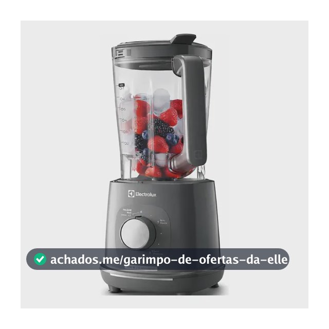 Liquidificador Electrolux Efficient Ebl1000 Triforce 2.7l 5 Velocidades Cinza