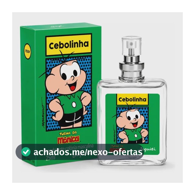 Desodorante Colônia Cebolinha Turma da Mônica Jequiti 25ml