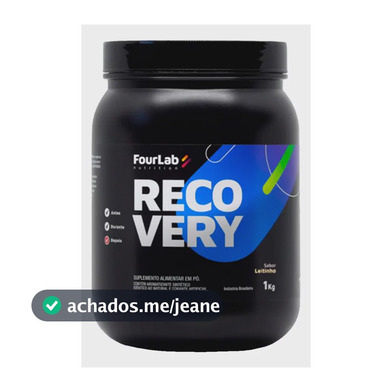 Recovery Pos Treino Fourlab 1kg Sabores Leitinho Ou Morango
