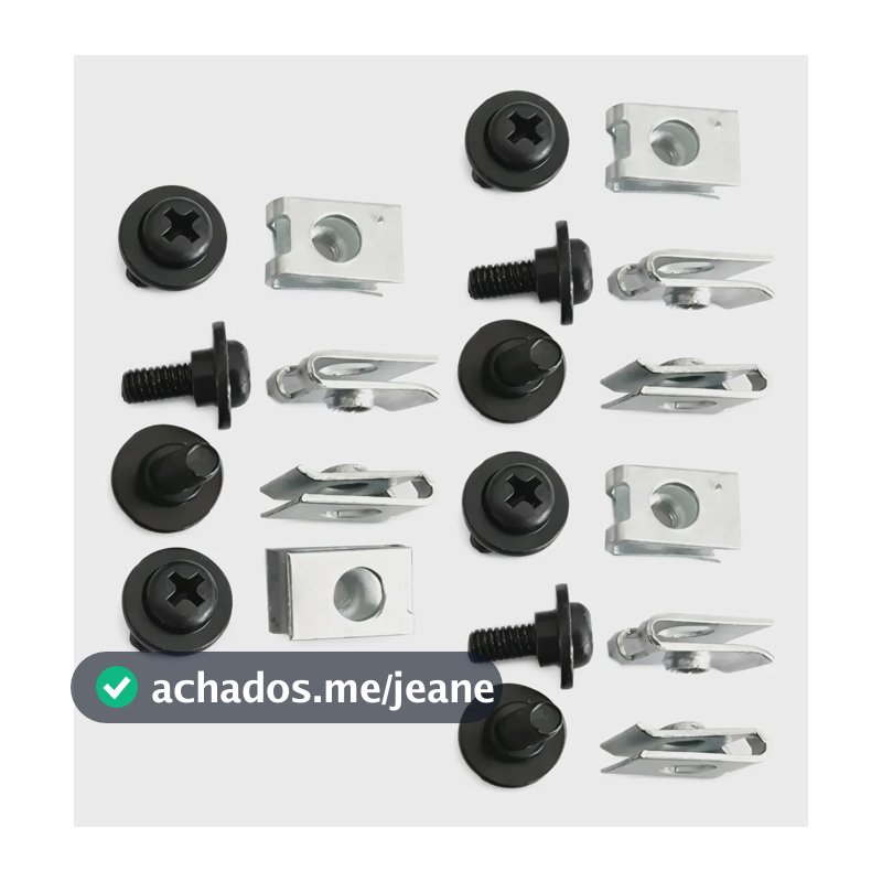 Kit Com 20 Pçs Presilhas Trava Da Carenagem Honda C 125 Biz