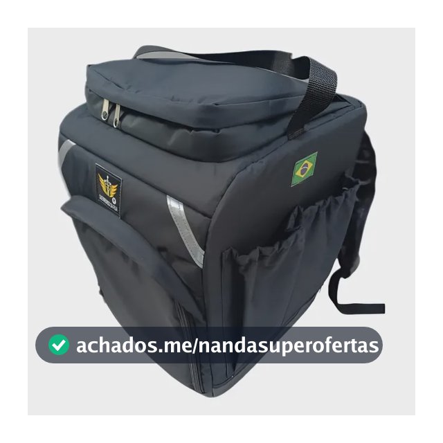 Mochila Térmica 80l Reforçada Premium Delivery Motoboy Pizza