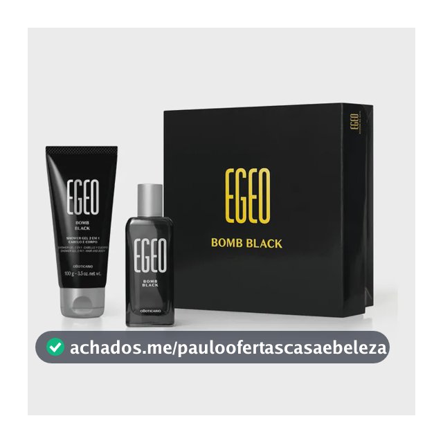 O Boticário Egeo Bomb Black Mini Kit 2 Itens