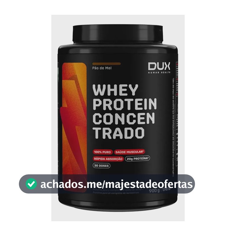 Whey Protein Concentrado Dux Company Pó 900g
