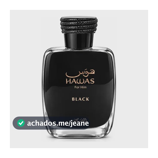 Perfume Rasasi Hawas Black Eau De Parfum Masculino 100 Ml