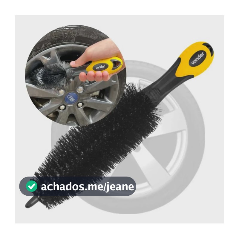 Melhor Escova Lava Roda Pneus Moto Carro Caminhão Oferta